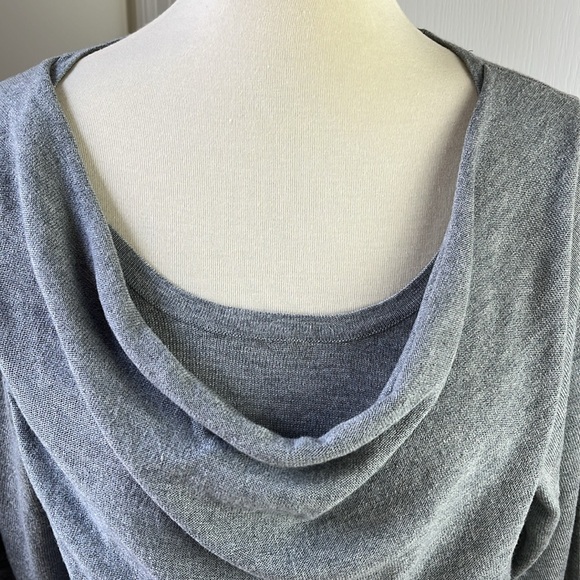 Worthinton Cowl Neck Sweater with 3/4 Length Sleeves - Picture 2 of 11